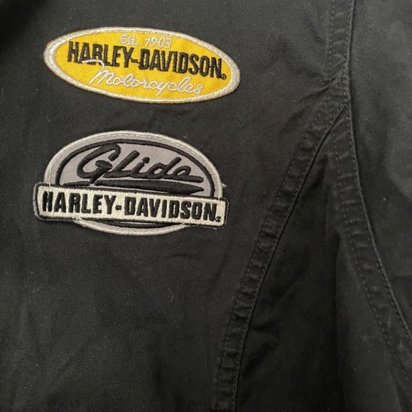 Y2K Vintage Harley Davidson Button Up - Picture 4 of 6